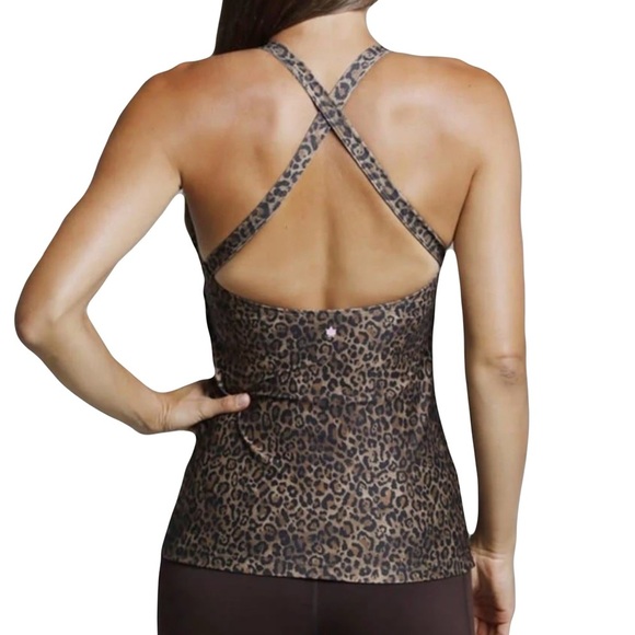 KiraGrace - Grace Halter with Criss-Cross Back Perfect Leopard Med Like New - Picture 3 of 7